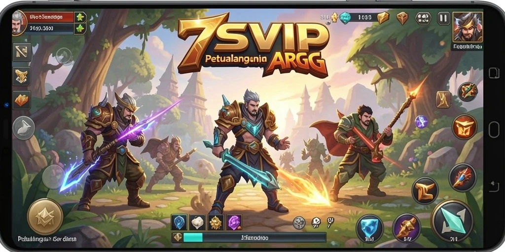 Gameplay menegangkan di dunia fantasi ARPG 7SVIP.