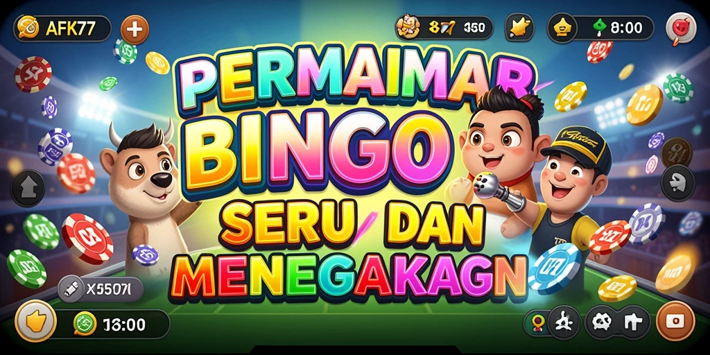 Screenshot gameplay AFK77 menunjukkan keseruan bermain Bingo.