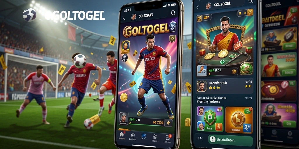 Tampilan menarik dari GOLTOGEL yang menampilkan taruhan olahraga.