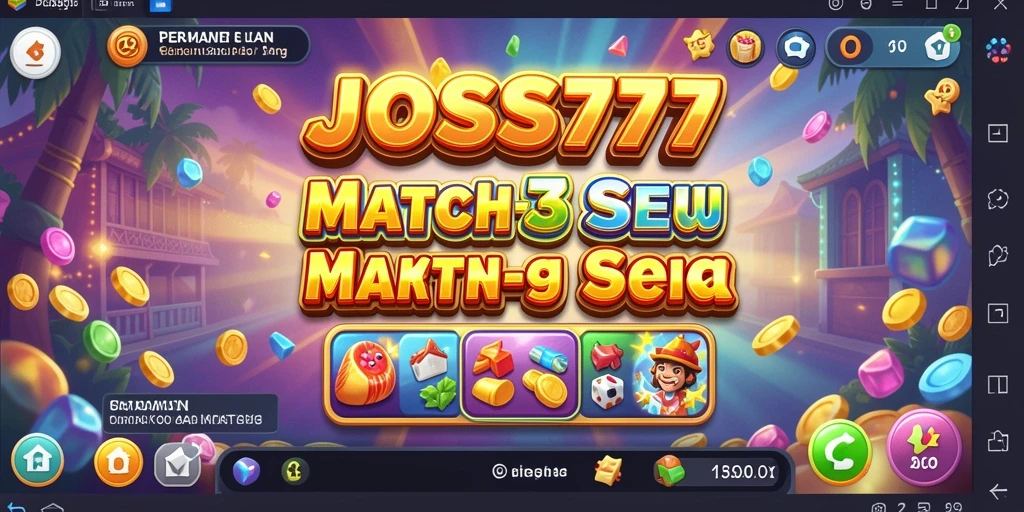 Tampilan gameplay JOSS777 yang penuh warna dan menarik.