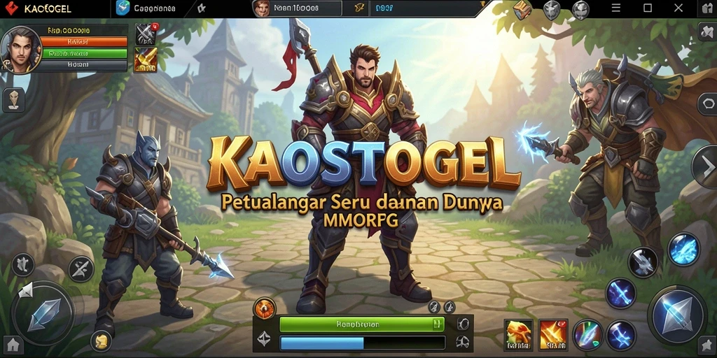Gameplay KAOSTOGEL menunjukkan aksi seru dan petualangan menakjubkan.
