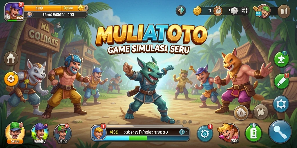 Gameplay seru di dalam aksi MULIATOTO yang menantang.