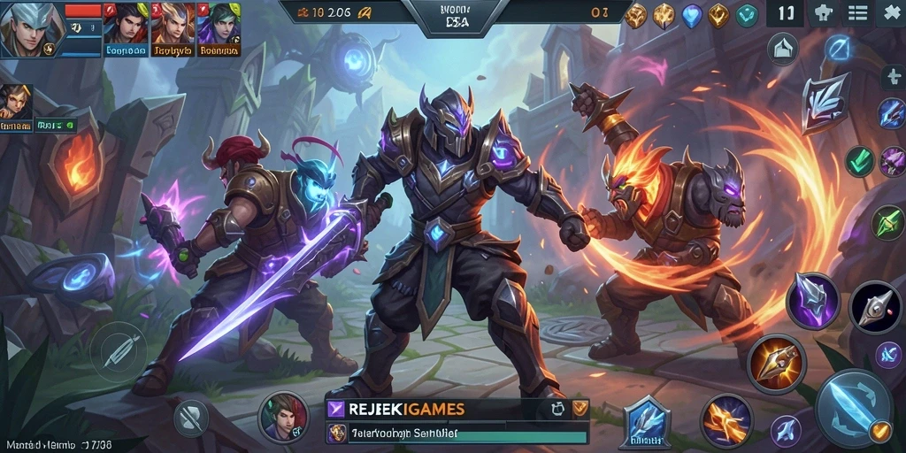 Tampilan menarik dari gameplay seru REJEKIGAMES.